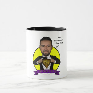 Mug Caricature Groomsman/Aquaman