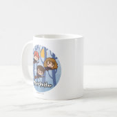 Mug Caricature Harry, Ron, & Hermione Voler Dans Woods (Devant gauche)