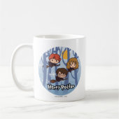 Mug Caricature Harry, Ron, & Hermione Voler Dans Woods (Gauche)