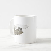 Mug Caricature hélicoptère Chinook (Devant gauche)
