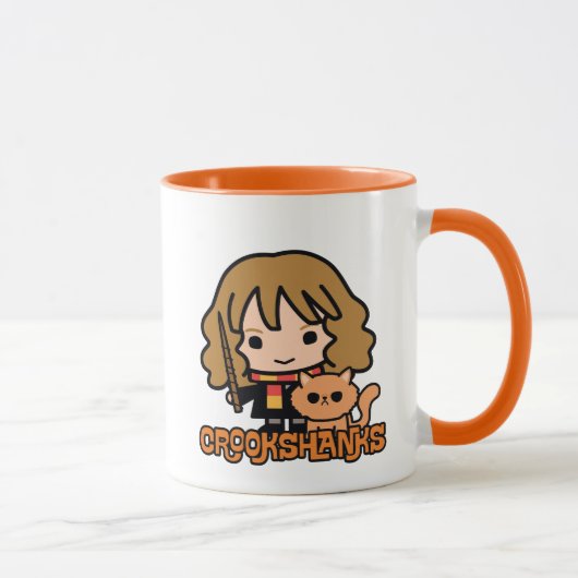 Mug Caricature Hermione et Crookshanks (Droite)