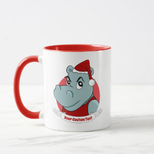 Mug Caricature hippique de Noël