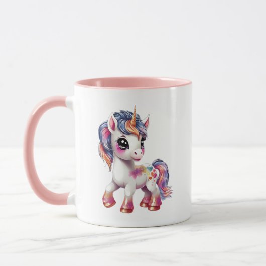 Mug caricature licorne (Gauche)