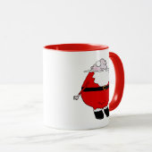 Mug Caricature Père Noël (Devant droit)