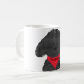 Mug Caricature personnalisée Cute Labradoodle Chiot (Devant gauche)