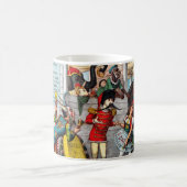 Mug Caricature Politique Italienne Des Interprètes De (Centre)