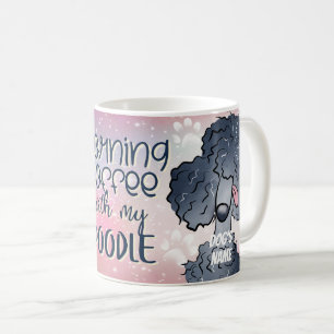 Mug Caricature Poodon Chien Animaux de compagnie Café