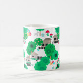 Mug Caricature pour enfants abstraits sans couture mai (Centre)