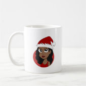 Mug Caricature pour fille de Noël (Gauche)