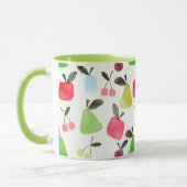 Mug Caricature sans joint rayé fruits pomme poires che (Gauche)