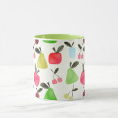 Mug Caricature sans joint rayé fruits pomme poires che (Centre)
