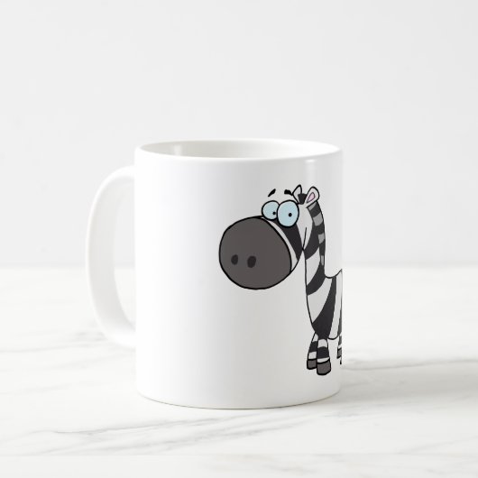 Mug Caricature Zebra (Devant gauche)