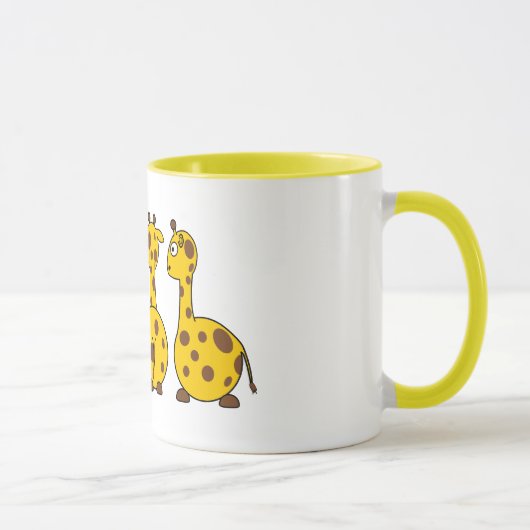Mug Caricatures de Giraffes (Droite)