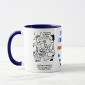 Mug Caricatures des pêcheurs et des pêcheurs (Gauche)