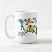 Mug Caricatures mignonnes. T-shirt (Gauche)