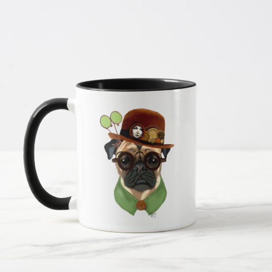 Mug Carlin avec Casquette Steampunk Bowler (Gauche)