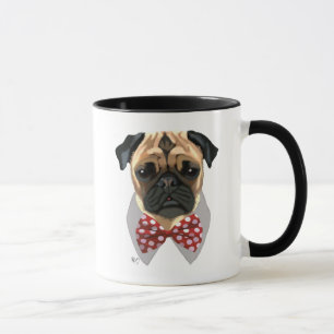 Mug Carlin avec Cravate à mâchoires rouges