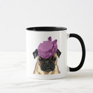 Mug Carlin avec le casquette pourpre vintage