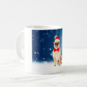 Mug Carlin avec Noël Santa Hat (Devant gauche)