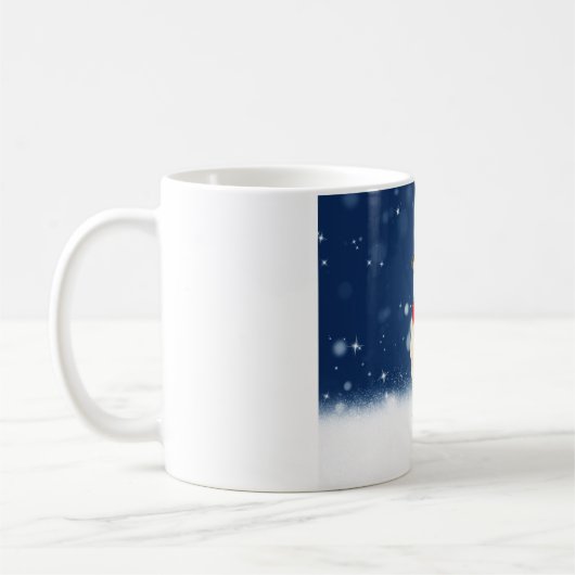 Mug Carlin avec Noël Santa Hat (Gauche)