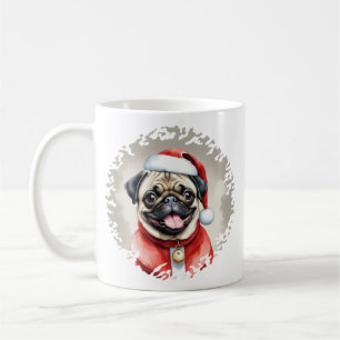 Mug Carlin avec tenue du Père Noël - Noël 1