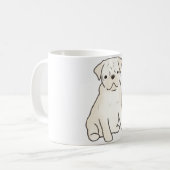 Mug Carlin blanc magique (Devant gauche)