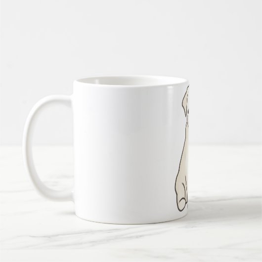 Mug Carlin blanc magique (Gauche)