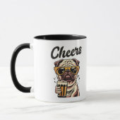 Mug Carlin Boire de la bière mème (Gauche)