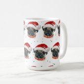 Mug Carlin Chien race Étoiles de Noël (Devant droit)