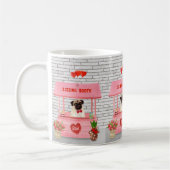 Mug Carlin Chien Valentine's Day Kissing Booth (Gauche)