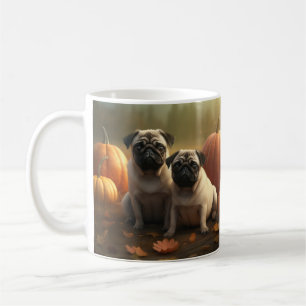 Mug Carlin Chiot Automne Citrouille de plaisir