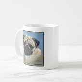 Mug Carlin Dog Art par Glenda S. Harlan (Devant gauche)