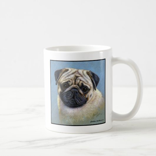 Mug Carlin Dog Art par Glenda S. Harlan (Droite)