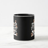 Mug Carlin Dog Stop Bugging Me - Drôle Pun Citation M  (Centre)
