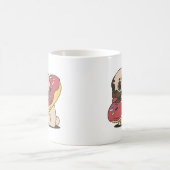 Mug Carlin drôle avec le beignet (Centre)