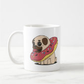 Mug Carlin drôle avec le beignet (Gauche)