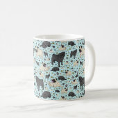 Mug carlin en bleu (Devant droit)