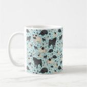 Mug carlin en bleu (Gauche)