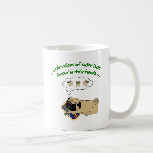 Mug Carlin endormi Noël|Citation vacances amusante Car (Droite)