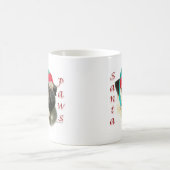 Mug Carlin (fawn) Père Noël Paws (Centre)