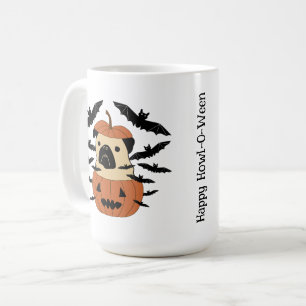 Mug Carlin Howl-O-Ween dans un Jack-O-Lantern avec cha