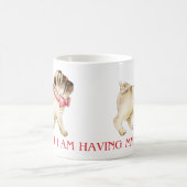 Mug Carlin mignon J'ai mon chien de café aquarelle (Centre)