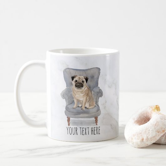 Mug Carlin Musique personnalisée (Avec donut)