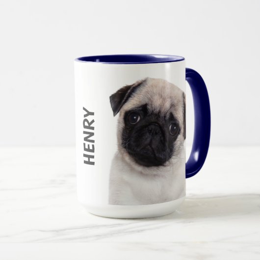 Mug Carlin Musique personnalisée (Devant droit)