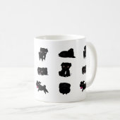 Mug Carlin noir (Devant droit)