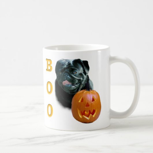 Mug Carlin noir Boo (Droite)