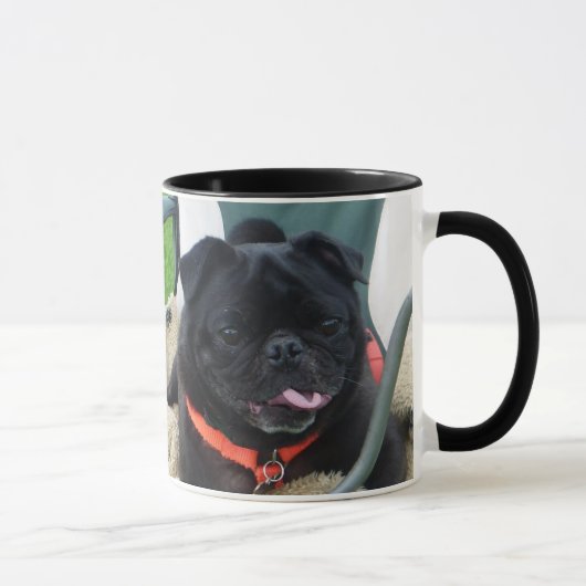 Mug Carlin noir humide (Droite)