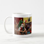 Mug Carlin noir père Noël (Gauche)