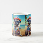 Mug Carlin sur la plage, cadeau d'été pour amoureux de (Centre)