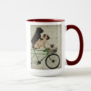 Mug Carlins à vélo